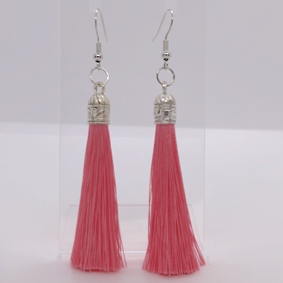 Tassel / Bohemian Colorful Earrings - Picture 4 of 4